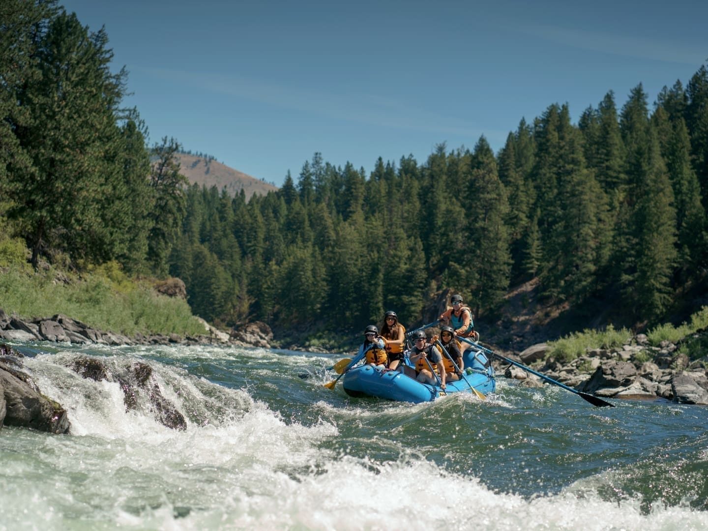 Rafting the Blackfoot River